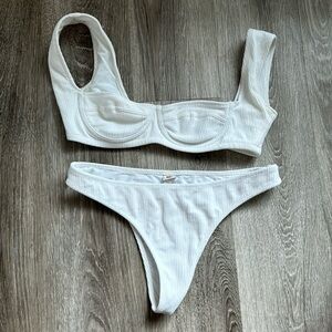 Tropic of C white bikini (top is XS & bottom is medium)
